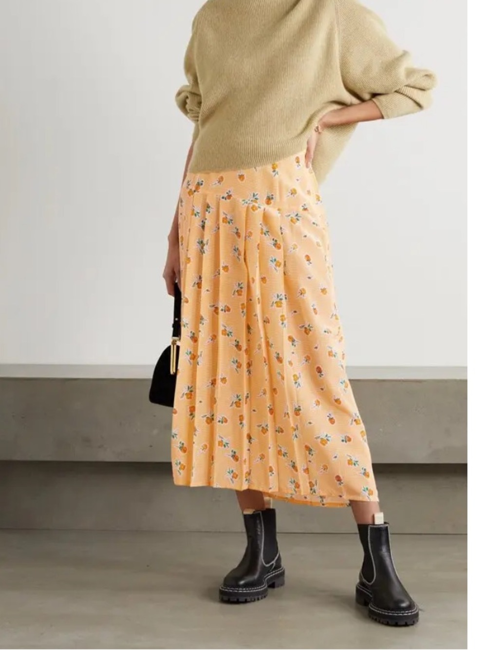 RIXO Nancy Floral Maxi Skirt